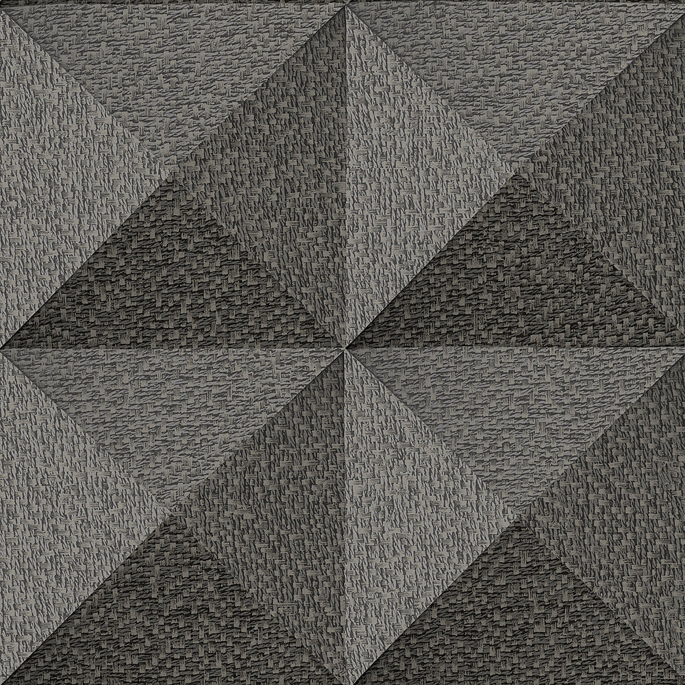 Weaved Cube Black Wallpaper