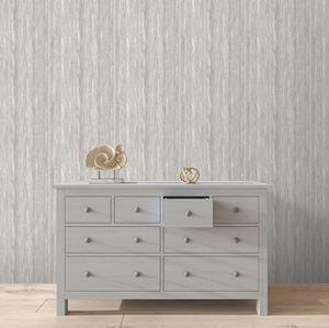 Wood Grain Light Grey Wallpaper