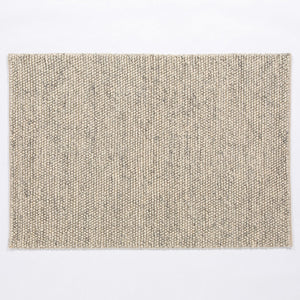 Cream Delilah Wool Pebble Mottled Rug