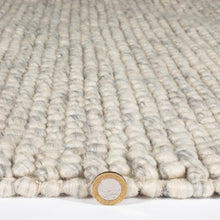 Load image into Gallery viewer, Cream Delilah Wool Pebble Mottled Rug
